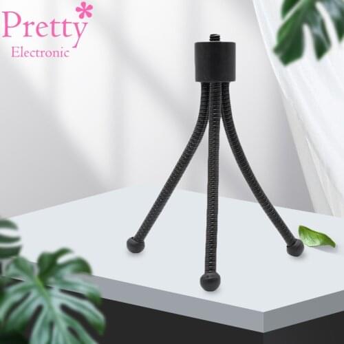 Mini Tripod Portable Flexible Adjustable Soft Feet For CellPhone Camera Photography Tripod Mobile Phone Desktop Holder