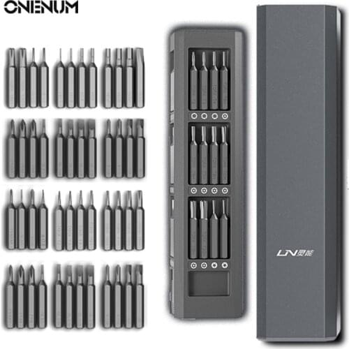 ONENUM 44 In 1 Screwdriver Set Precision Hex Torx Magnetic Screwdriver Bits Kit Household Repair Hand Tools For Watch Computer