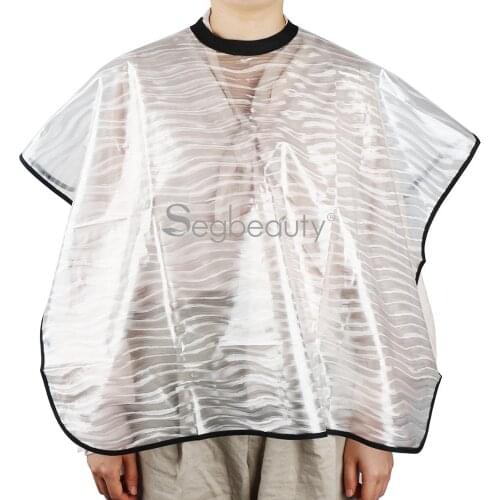 Segbeauty Salon Hair Color Capes PVC Waterproof Barber Gown Cape Anti-static Folding Dyeing Perming Cape Haircut Accessories