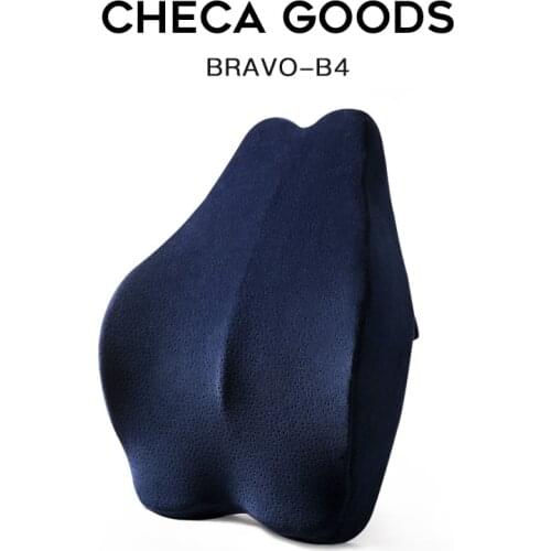 CHECA GOODS Memory Foam back Cushion Comfortable Support in Your Car or Office Chair Orthopedic Lumbar Cushion Relieve Your Back