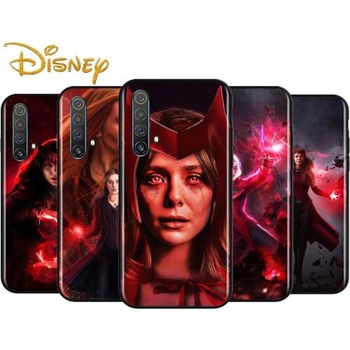 Scarlet Witch Marvel for OPPO Realme V15 X5 X3 X50 X7 X2 C17 C11 C3 C2 7 7i 6 6S 6i 5 3 2 Pro Soft Black Phone Case