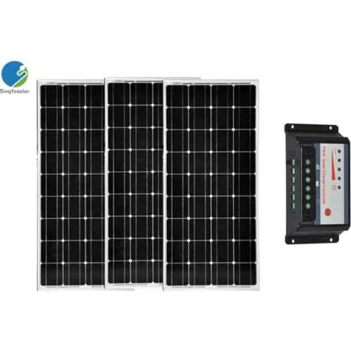 Solar Kit Solar Panel 36v 300w Pannello Solare 12v 100w 3Pcs Solar Controller 30A Battery charger Caravane Car Camp motorhome