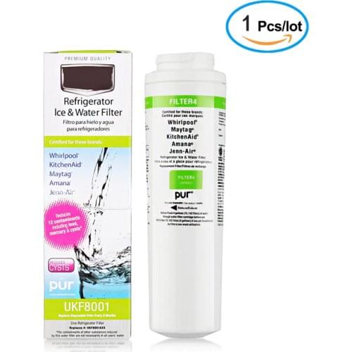 UKF8001 Refrigerator Water Filter Replacement Cartridge Compatible with UKF8001AXX, 46-9992, 9005, Filter 4, 1 Pack