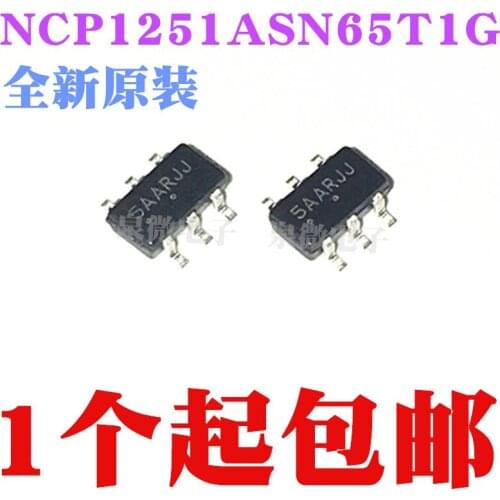 100% Original New In Stock NCP1251ASN65T1G NCP125 SOT-23-6 (5pcs/lot)