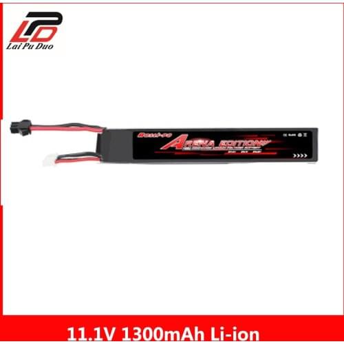 11.1v 1300mAh Gel ball gun for Warsong/jinming MKM2 lithium battery electric water gun modified nerfl accessories