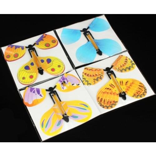 30pcs Magic Toys Hand Transformation Fly Butterfly Magic Tricks Props Funny Novelty Surprise Prank Joke Mystical Classic Toys