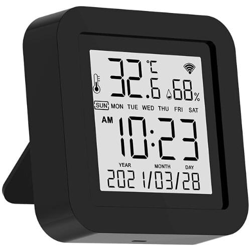 Smart WiFi Remote Controller TUYA-Wireless Temperature Humidity Sensor Thermometer Hygrometer for Home with LCD Display