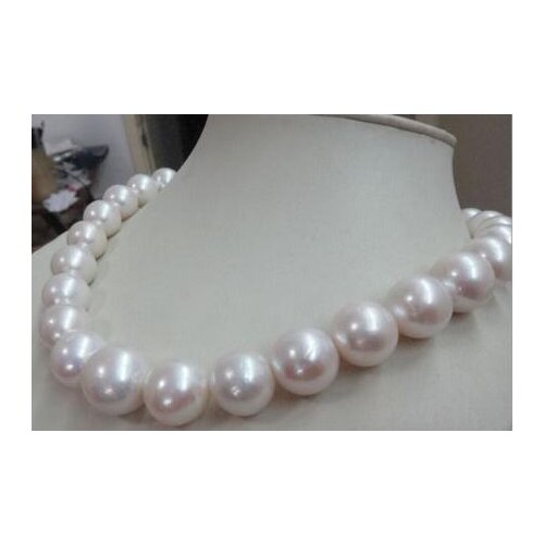Noble jewelry HUGE 17.5" 11-13MM SOUTH SEA NATURAL GOLD PEARL NECKLAce 14k DIY women hot sale jewelry