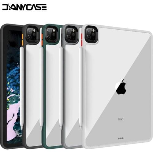 For iPad Pro 2021 Case for iPad Air4 2020 10.9 M1 Pro Case 11 12.9 3th 4th 5th Generation transparent Back Cover