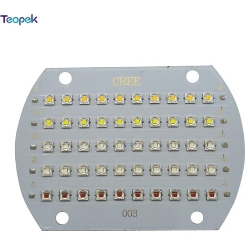 CREE XPE2 XP-E2 50Leds 5 channels RGBW High Power Led on Copper PCB for Plant Growing