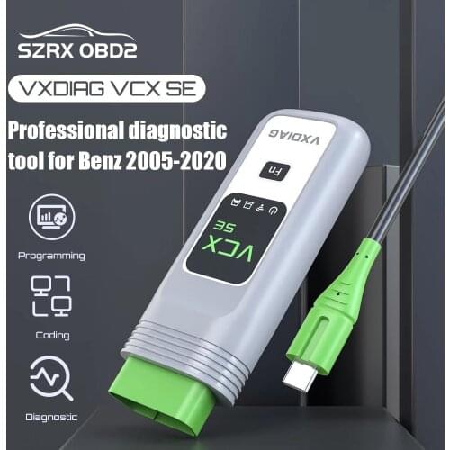 VXDIAG SE For Benz OBD2 Diagnostic Tool For Mercedes DOIP Better Than C4 Car Code Scanner Online Programming Coding Software