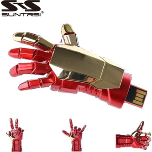 Pen Drive Cool 128gb Movable manipulator shape USB Stick 16GB 32GB 64GB Memory Stick U Disk Mini Computer Gift USB Flash Drive