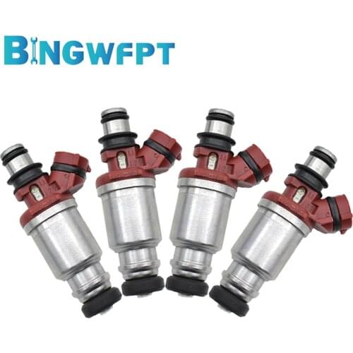 4PCS Fuel Injector Nozzle for Toyota 7A-FE Celica Corolla Geo Prizm 1.8L OEM 23250-16160 2325016160 23209-16160