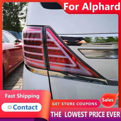 HANA For Car Toyota Alphard 2009-2014 Tail Lamp Led Fog Lights DRL Day Running Light Tuning Car Accessories Alphard Tail Lights