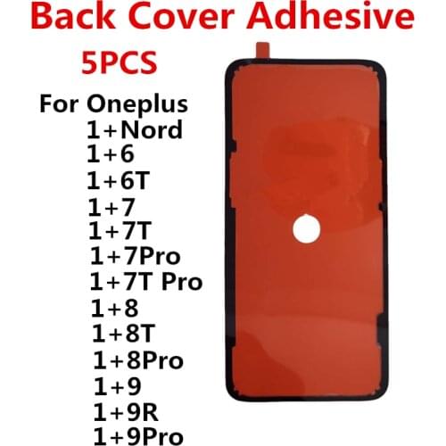 5PCS Oneplus7 Battery Cover Glue For Oneplus 7 One Plus Back Glass Adhesive Sticker Rear Door Housing Repair Part Glue