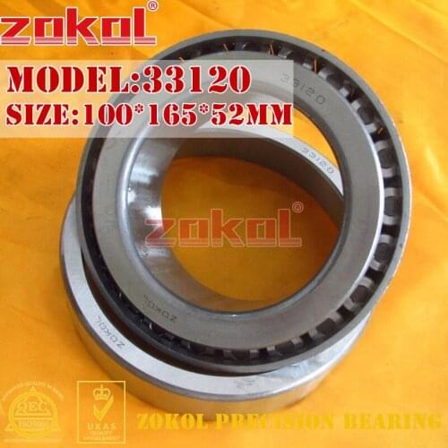 ZOKOL bearing 33120 3007720E Tapered Roller Bearing 100*165*52mm