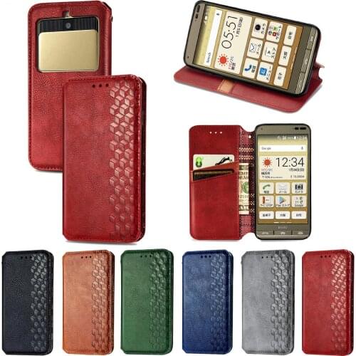 KYV43 Case Flip Leather Wallet Case For Kyocera KYV43 Soft TPU Back Case Magnetic Suction Mobile Phone Bag