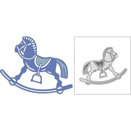 New Trojan Horse Craft Embossing Mold 2021 Metal Cutting Dies for DIY Decorative Scrapbooking Paper Album Card Making No Stamps