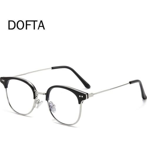 DOFTA Anti Blue Light Blocking Computer Glasses Women Men Vintage Myopia Optical Prescription Eyeglasses Frame 5516