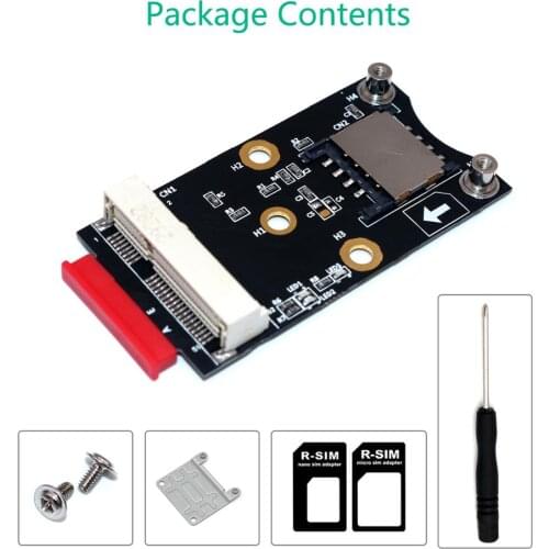Mini PCI-E to M.2(NGFF ) key A/E Adapter With SIM card Slot for WiFi/WWAN/LTE Module