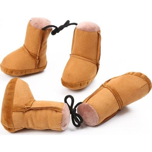 Pet plush toy dog molar sound bite resistant cute simulation snow boots cotton shoes training dog supplies