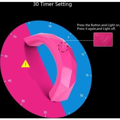 Portable 9W Mini UV Dryer UV Resin Curing Lamp 30s Timer Nail Art Manicure Gel Dryer USB Charge Jewerly Making Tools