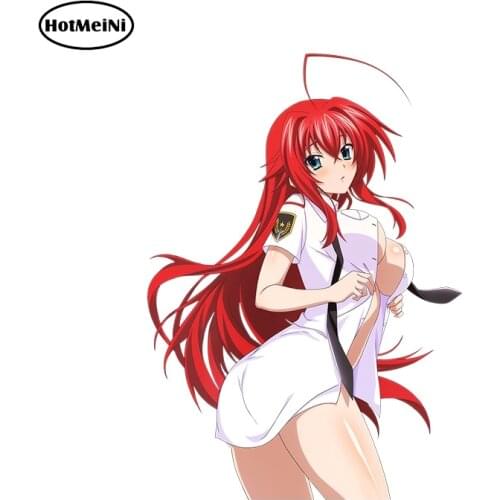 HotMeiNi Sexy Car Stickers High School DxD Rias Gremory Render 3D Car Styling Vinyl Car Decal Window Wiper Decal Accessories