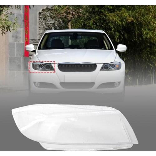Headlight Lens Cover Easy Installation Durable Plastic Right Left Headlamp Shell Auto Part 63117240261 63117161669 for BMW E90 0