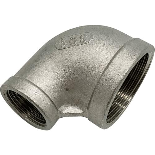 1/4" 3/8" 1/2" 3/4" 1" to 2" BSPT Female Reducer 304 Stainless Steel Pipe Fitting Water Gas Oil