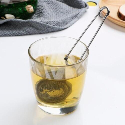 1 pcs Stainless Steel Teapot Tea Strainer Ball Shape Mesh Tea Infuser Filter Reusable Metal Tea Bag Spice Tea Tool Accessories