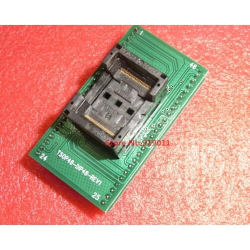 TSOP48 to DIP48 Socket Adapter for TNM5000 programmer Xeltek USB programmer and RT 809H