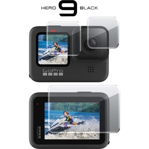 Tempered Glass Screen Protector Cover Case for GoPro Hero 9 Black Lens Protection Protective Film Gopro9 Go pro Accessories