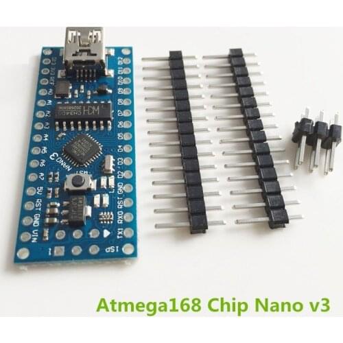 1PCS Nano V3.0 ATmega168 CH340G mini USB compatibile Arduino NANO NEW