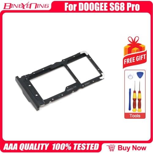 100% Original New DOOGEE S68 Pro SIM Card Holder Tray Card Slot For DOOGEE S68 pro Mobile Phone