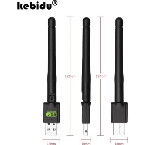 150mbps 2dBi 4dBi Wi-Fi adapter Mini Network Card USB WiFi Adapter Wi Fi Antenna 2.4G USB Ethernet WiFi Receiver WiFi Dongle