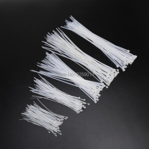 3000pcs Nylon Self-locking Cable Ties 4" 6" 8" 10" Wire Zip Ties black Fasteners Widely Use for Wires and Hoses assortment kit