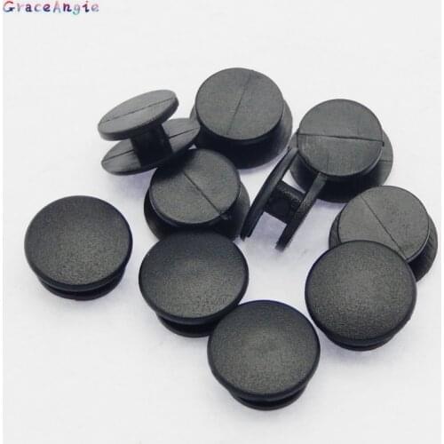 50pcs Wholeslae Plastic Buttons Black Ornaments For DIY Shoes Charms Kids Shoes DIYAccessories Lightweight Buckles Black Buckle