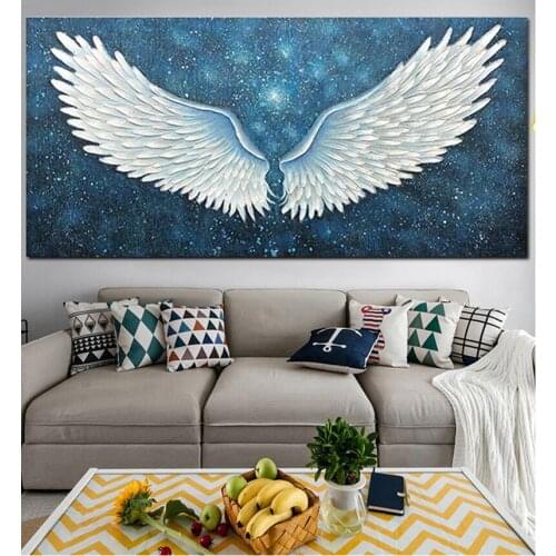 5d diamond painting cross stitch White wings Diy art embroidery home wall decor inlaid Full square Drill Kit mosaic large X37