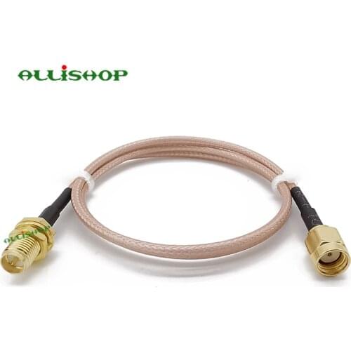 ALLiSHOP 3/6/9/12/15 Meters Wi-Fi rp sma Extension cable rp-sma male to female connector adapter pigtal cable for Wi-Fi Antenna