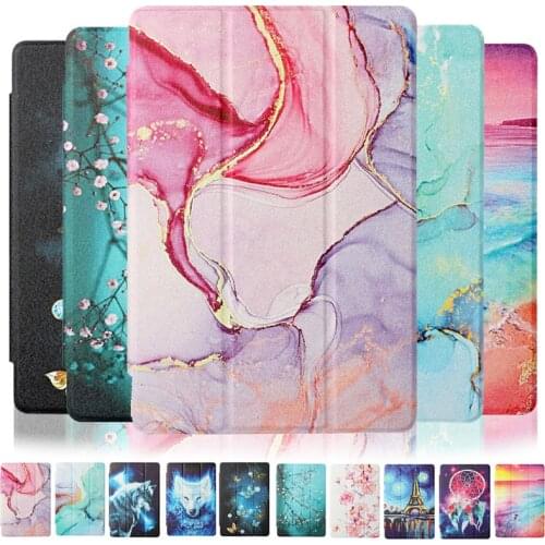 Tablet Case For Samsung Galaxy Tab A T290 Case Marble Pattern Folding Cover Funda For Samsung Galaxy Tab A 8 SM-T290 T295 Case