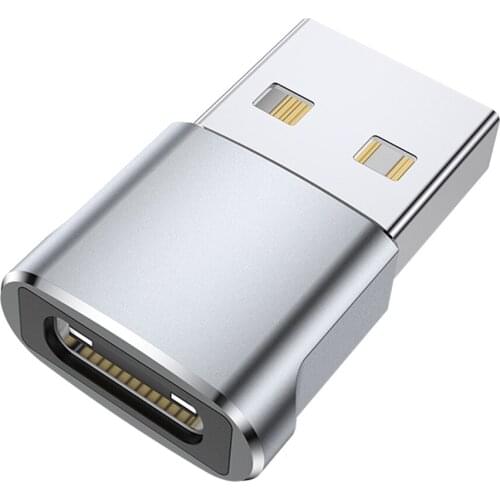 USB to Type C Cable Converter for Samsung Xiaomi Oneplus Laptop Charging Data Sync Type C OTG Adapter Connector for Smart Phone