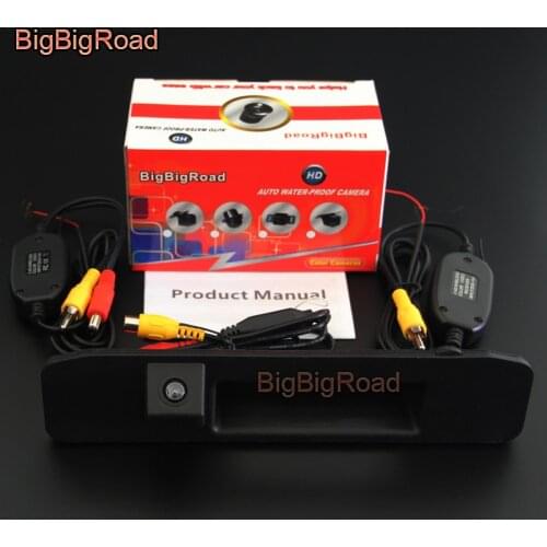 BigBigRoad Car Trunk Handle Rear View Camera FMercedes Benz MB A M ML GLK GLA GLC GLE Class X204 W166 W176