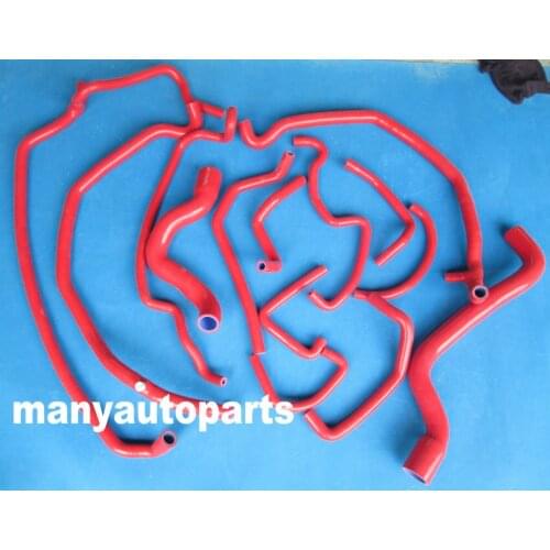 RED SILICONE COOLANT HOSE FOR RENAULT 5 GT TURBO PHASE 1 1985-1987 1986 85 86 87