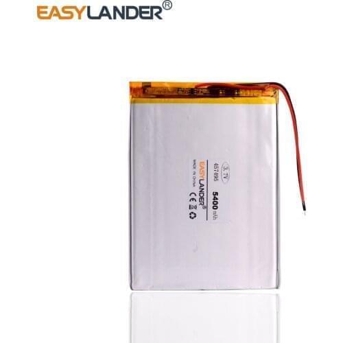 Tablet pc 457495 3.7V,5400mAH (polymer lithium ion battery) Li-ion battery for 7 inch supra tablet 7 inch 8 inch 9inch [457595]