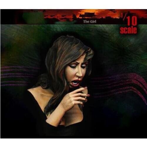 New Unassembled 1/10 Female modern girl with short hair high 60mm Resin Kit DIY Toys Unpainted resin model