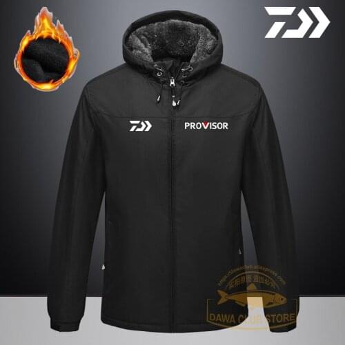 2020 New DAIWA DAWA Fishing Clothing Autumn Winter Waterproof Warm Fishing Jackets Men Fleece Thick Outdoor Fishing Shirts S-5XL