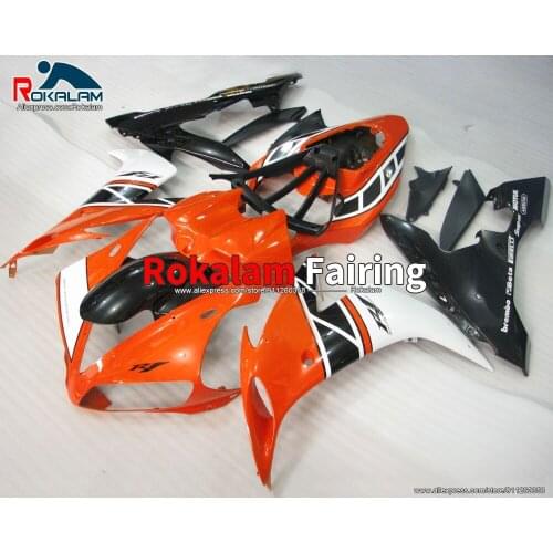 Fairing For Yamaha YZF1000 R1 2004 2005 2006 YZFR1 04 06 Orange Black White Motorcycle Body Kit (Injection Molding)