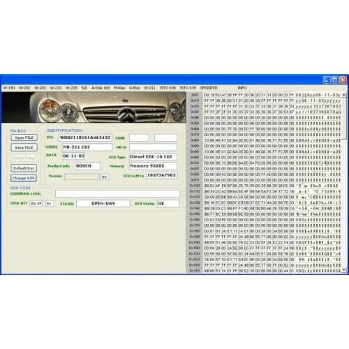 For Mercedes Benz ECU Editor CLEAR Virginize MB Ecu
