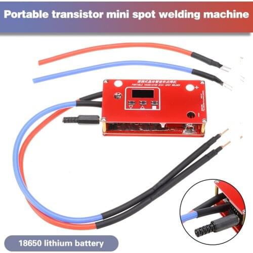 Portable DIY Mini Spot Welder Machine with LCD Display For 18650 Battery Various Welding Power Supply DIY Spot Welder Pen