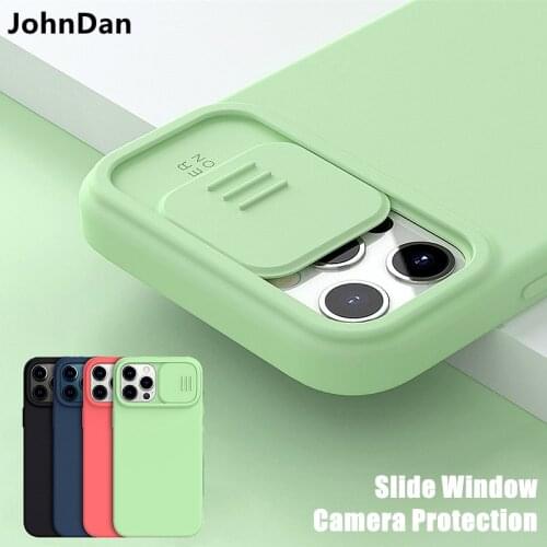 Lens Protection Case For Samsung Galaxy A32 A52 A72 A12 A22 A51 A71 A50 A30S M32 M31 M51 M12 Slide Window Silicone Cover Case